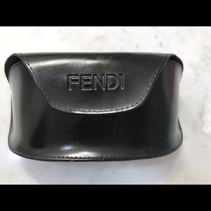 Fendi black sunglasses case cover